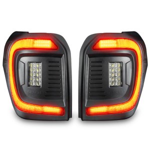 Toyota 4Runner LED Tail Lights - ORACLE Lighting - Black Series Lensless Flush Style - Black - `14-`23 Toyota 4Runner LED Tail Lights - ORACLE Lighting - Black Series Lensless Flush Style - Black - `14-`23